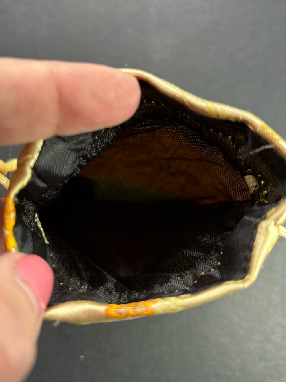 Floral Drawstring Pouch - Picture 4 of 6